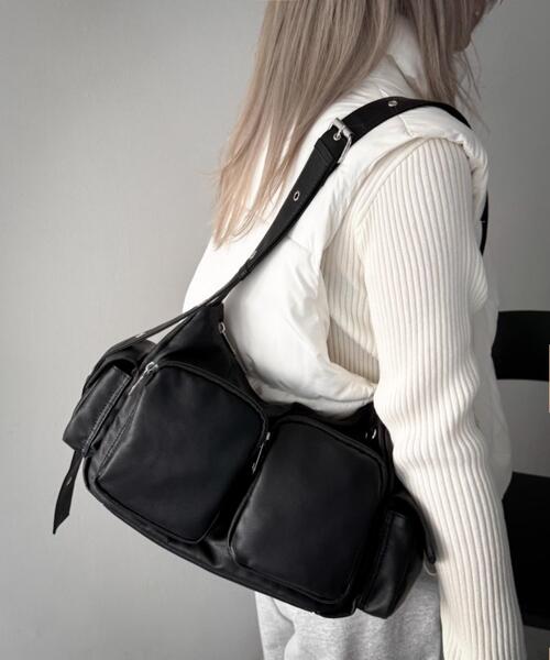 WEGO（ウィゴー）の「WEGO/2wayハトメショルダー（ショルダーバッグ・レディース・ブラウン/ブラック/グレー・FREE）」の17枚目の写真