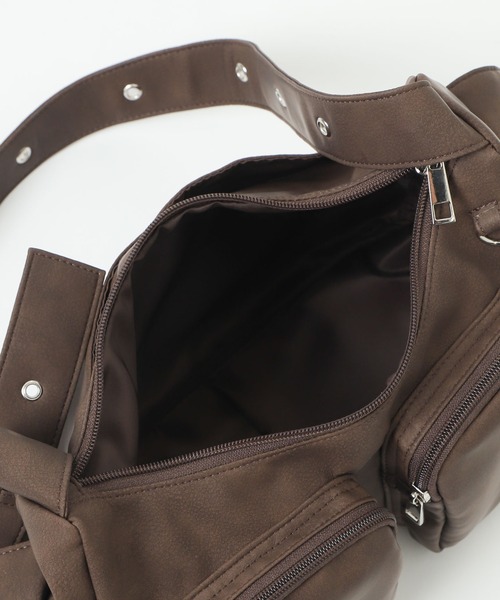 WEGO（ウィゴー）の「WEGO/2wayハトメショルダー（ショルダーバッグ・レディース・ブラウン/ブラック/グレー・FREE）」の10枚目の写真