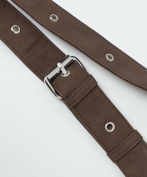 WEGO（ウィゴー）の「WEGO/2wayハトメショルダー（ショルダーバッグ・レディース・ブラウン/ブラック/グレー・FREE）」の15枚目の写真