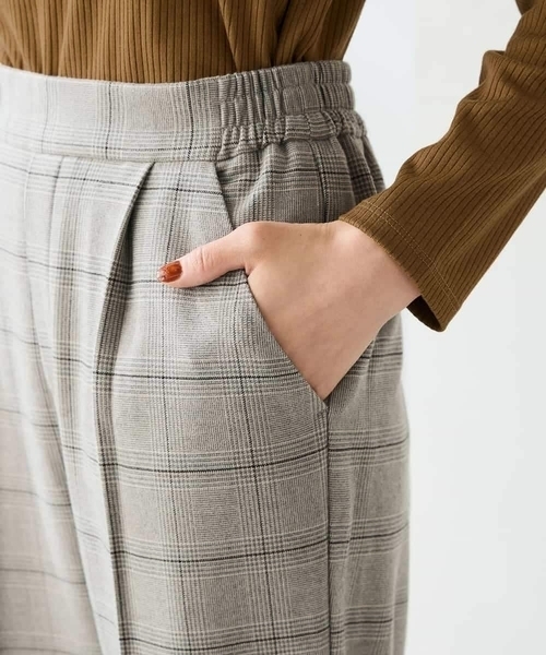 セール】【イージーケア/洗える/ストレッチ】裏起毛美ラクるスッキリ