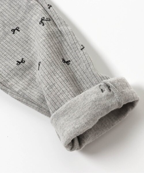 apres les cours（アプレレクール）の「【あったか】リボン裏起毛リブレギンス/7days Style（その他パンツ・キッズ・グレー/ブラック/アイボリー・80/90/100/110/120/130）」の15枚目の写真