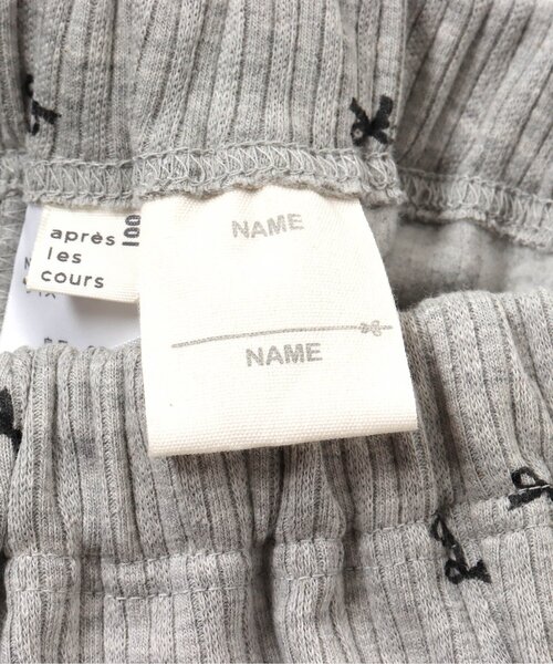 apres les cours（アプレレクール）の「【あったか】リボン裏起毛リブレギンス/7days Style（その他パンツ・キッズ・グレー/ブラック/アイボリー・80/90/100/110/120/130）」の16枚目の写真