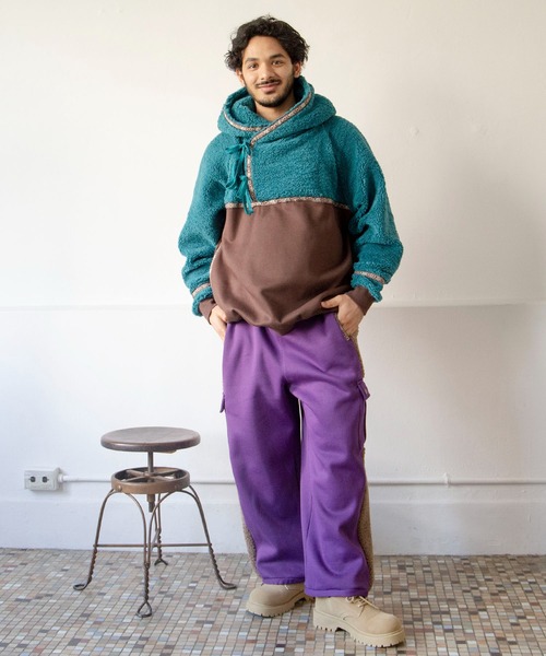 チャイハネ（チャイハネ）の「【チャイハネ】ラミルアMEN'Sパンツ（スウェットパンツ・メンズ・ベージュ/ブラウン/パープル・FREE）」の8枚目の写真