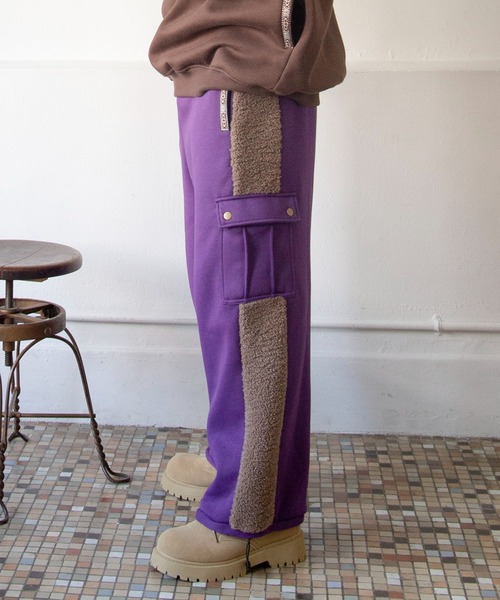 チャイハネ（チャイハネ）の「【チャイハネ】ラミルアMEN'Sパンツ（スウェットパンツ・メンズ・ベージュ/ブラウン/パープル・FREE）」の9枚目の写真