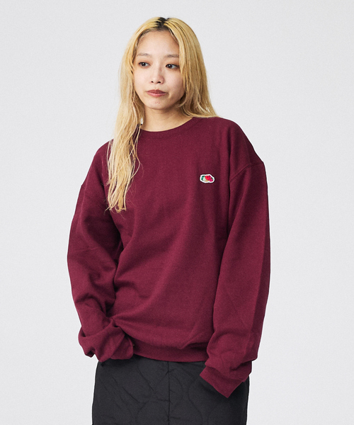 ABAHOUSE(アバハウス)の「【FRUIT OF THE LOOM】PRINT SWEAT2/ロゴ/ユニセックス【WEB限定】(スウェット・メンズ・ブラック/エンジ・M/L/XL)」の6枚目の写真