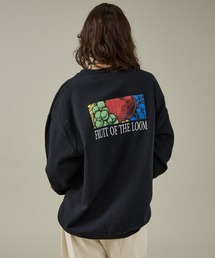 【FRUIT OF THE LOOM】PRINT SWEAT2/ロゴ/ユニセックス【WEB限定】