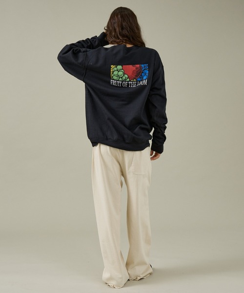 ABAHOUSE(アバハウス)の「【FRUIT OF THE LOOM】PRINT SWEAT2/ロゴ/ユニセックス【WEB限定】(スウェット・メンズ・ブラック/エンジ・M/L/XL)」の16枚目の写真