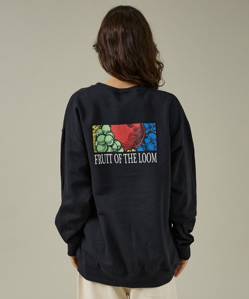 ABAHOUSE(アバハウス)の「【FRUIT OF THE LOOM】PRINT SWEAT2/ロゴ/ユニセックス【WEB限定】(スウェット・メンズ・ブラック/エンジ・M/L/XL)」の13枚目の写真