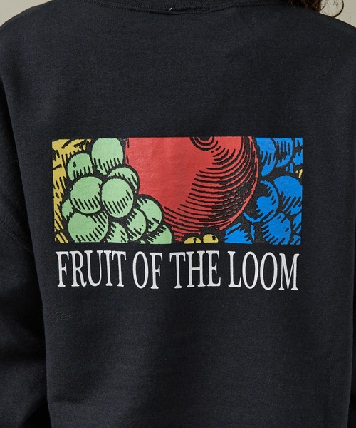 ABAHOUSE(アバハウス)の「【FRUIT OF THE LOOM】PRINT SWEAT2/ロゴ/ユニセックス【WEB限定】(スウェット・メンズ・ブラック/エンジ・M/L/XL)」の4枚目の写真