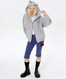 runningHIGH（ランニングハイ）の「【runningHIGH】EAR ZIP UP HOODE / 【ランニングハイ】イヤージップアップパーカー（パーカー）」