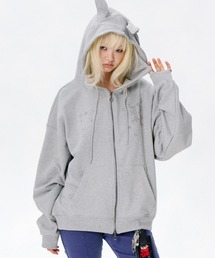 runningHIGH（ランニングハイ）の「【runningHIGH】EAR ZIP UP HOODE / 【ランニングハイ】イヤージップアップパーカー（パーカー）」