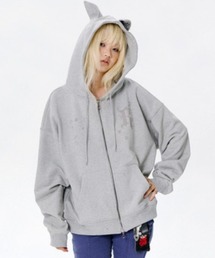 runningHIGH（ランニングハイ）の「【runningHIGH】EAR ZIP UP HOODE / 【ランニングハイ】イヤージップアップパーカー（パーカー）」