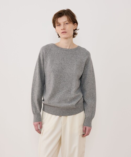 スエットニット クルーネックプルオーバー（ニット/セーター
