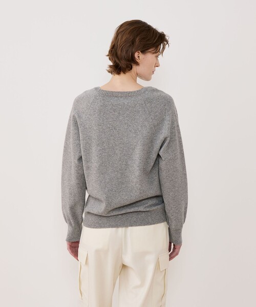 スエットニット クルーネックプルオーバー（ニット/セーター