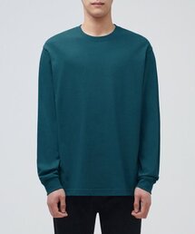 クルーネック長袖Tシャツ[ティール]