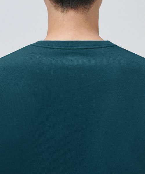 MUSINSA STANDARD（ムシンサスタンダード）の「クルーネック長袖Tシャツ[ティール]（Tシャツ/カットソー・メンズ・その他・LARGE/MEDIUM/XX-LARGE）」の4枚目の写真