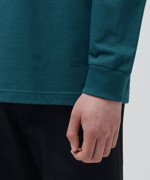 MUSINSA STANDARD（ムシンサスタンダード）の「クルーネック長袖Tシャツ[ティール]（Tシャツ/カットソー・メンズ・その他・LARGE/MEDIUM/XX-LARGE）」の6枚目の写真