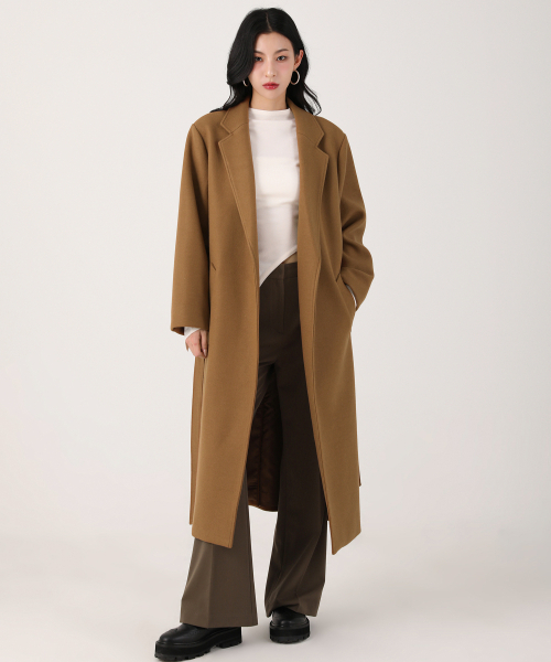 AVANDRESS(アバンドレス )の「Eve Robe Coat BLACK(チェスターコート・レディース・ブラック・SMALL/MEDIUM)」の3枚目の写真