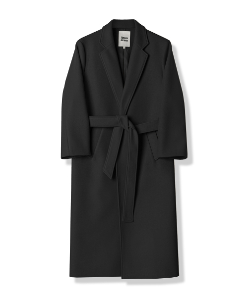 AVANDRESS(アバンドレス )の「Eve Robe Coat BLACK(チェスターコート・レディース・ブラック・SMALL/MEDIUM)」の4枚目の写真