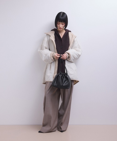 ADAM ET ROPE'（アダムエロペ）の「【WEB限定】チェーンショルダーバッグ（ショルダーバッグ・レディース・ブラック/キャメル・FREE）」の5枚目の写真