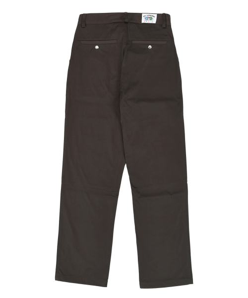 ERSCO(イーアルエスコ)の「ニポイントワイドパンツ_ブラウン(その他パンツ・レディース・その他・SMALL/MEDIUM/LARGE)」の2枚目の写真