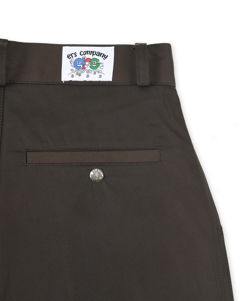 ERSCO(イーアルエスコ)の「ニポイントワイドパンツ_ブラウン(その他パンツ・レディース・その他・SMALL/MEDIUM/LARGE)」の6枚目の写真