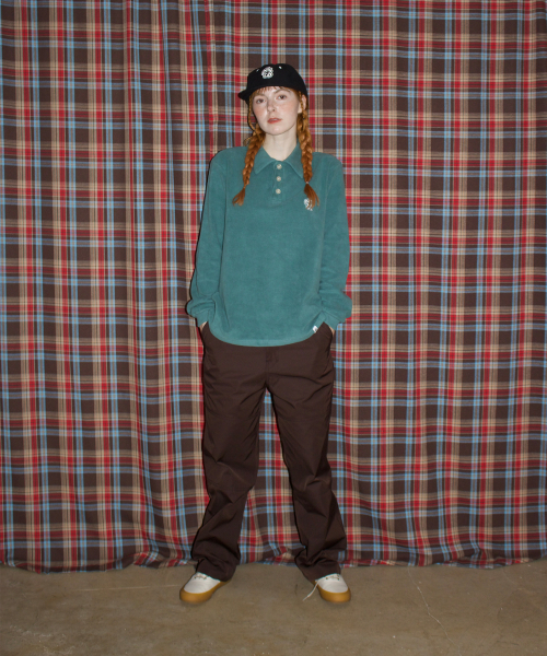 ERSCO(イーアルエスコ)の「ニポイントワイドパンツ_ブラウン(その他パンツ・レディース・その他・SMALL/MEDIUM/LARGE)」の7枚目の写真