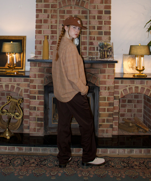 ERSCO(イーアルエスコ)の「ニポイントワイドパンツ_ブラウン(その他パンツ・レディース・その他・SMALL/MEDIUM/LARGE)」の10枚目の写真