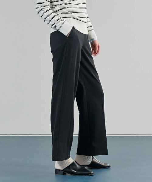 CHASECULT（チェイスカルト）の「レディース オールウエストバンド ブーツカットパンツ-DARG2261B03（スラックス・レディース・ブラック・64/67/70/76）」の4枚目の写真