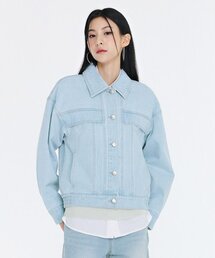 CHASECULT（チェイスカルト）の「女性 オーバーサイズ デニム トラッカージャケット-CARG1261B0D（デニムジャケット）」