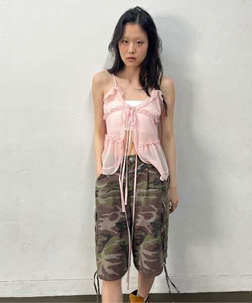 Midnight Move(ミッドナイトムーブ)の「shiffon top (white)(Tシャツ/カットソー・レディース・その他・FREE)」の5枚目の写真