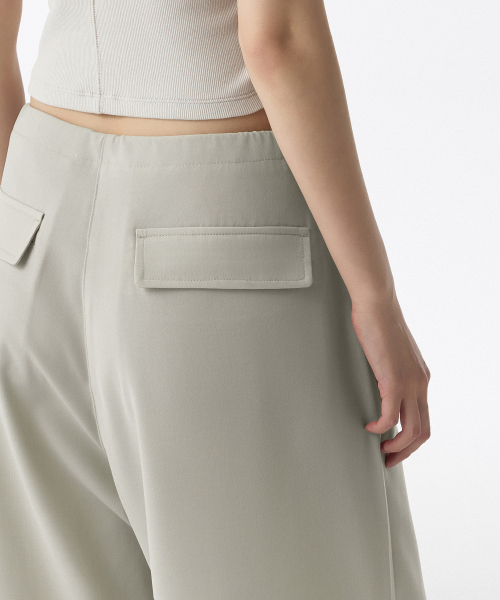 MUSINSA STANDARD WOMAN（ムシンサスタンダードウーマン）の「ウィメンズリネンライクパラシュートパンツ[ライトベージュ]（スラックス・レディース・その他・34/32/30/24/26/28）」の6枚目の写真