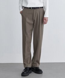 リバースワンジョーワイド隠しバンディングスラックス[ダースティベージュ]
