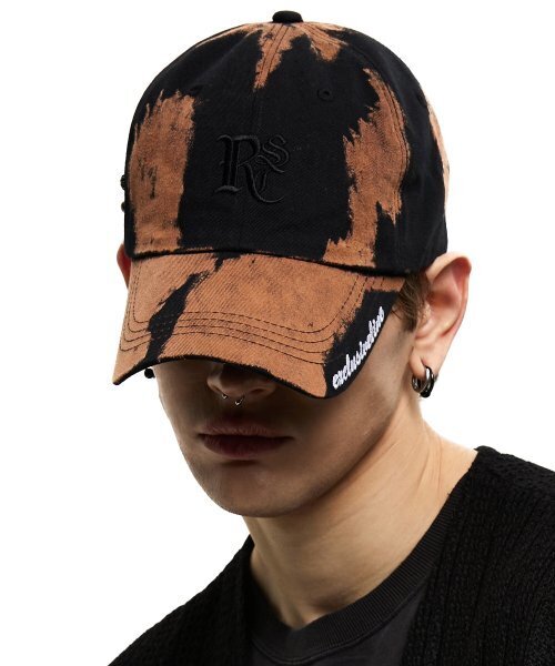 LOGO DYED BALL CAP - DARK