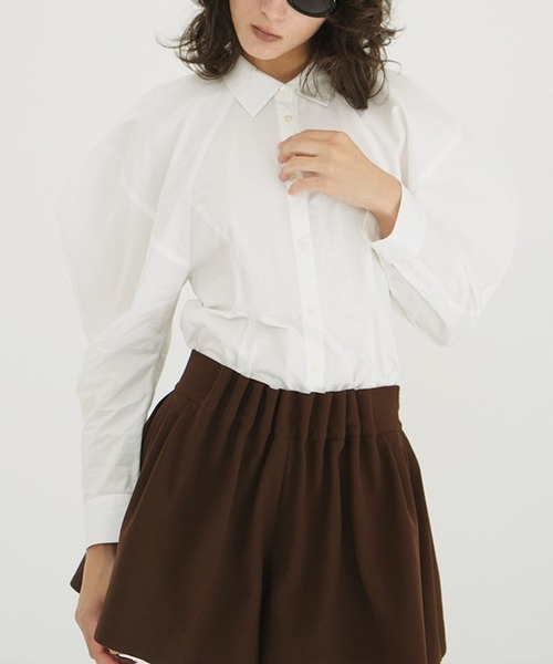 トップス CLANE VOLUME SLEEVE SHIRTS 1 セール】VOLUME SLEEVE SHIRTS（シャツ/ブラウス）｜CLANE（クラネ）の