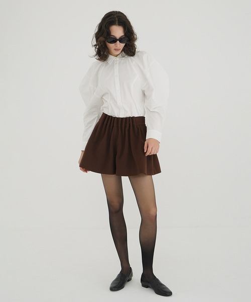 CLANE(クラネ)の「VOLUME SLEEVE SHIRTS(シャツ/ブラウス・レディース・ホワイト/ストライプ・2/1)」の4枚目の写真