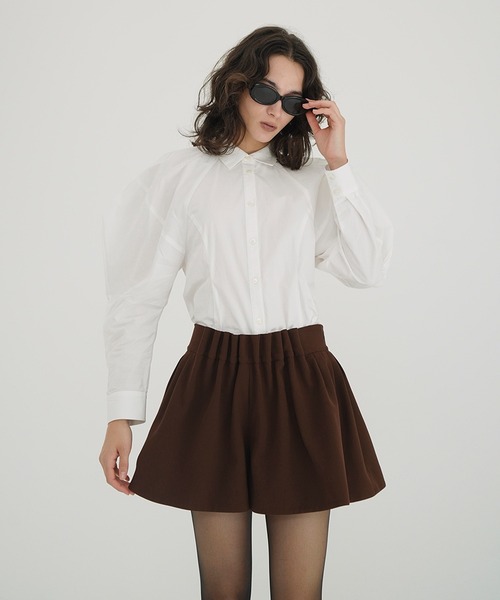 CLANE(クラネ)の「VOLUME SLEEVE SHIRTS(シャツ/ブラウス・レディース・ホワイト/ストライプ・2/1)」の7枚目の写真