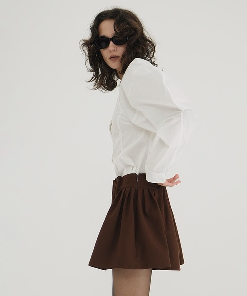 CLANE(クラネ)の「VOLUME SLEEVE SHIRTS(シャツ/ブラウス・レディース・ホワイト/ストライプ・2/1)」の8枚目の写真