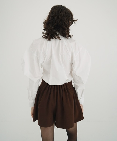 CLANE(クラネ)の「VOLUME SLEEVE SHIRTS(シャツ/ブラウス・レディース・ホワイト/ストライプ・2/1)」の9枚目の写真