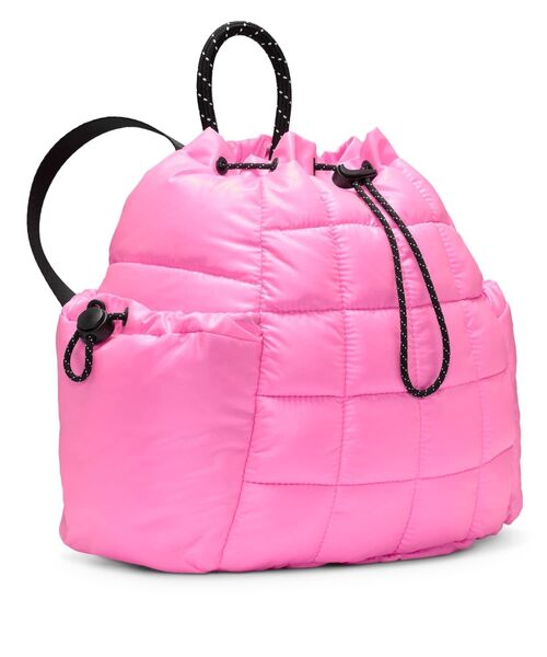 NIKE(ナイキ)の「ナイキ スポーツウェア パフル バックパック (9L) / Nike Sportswear Puffle Backpack (9L) HQ6693-606 Pink Spell(バックパック/リュック・メンズ・ピンク系その他2・ONE SIZE)」の2枚目の写真