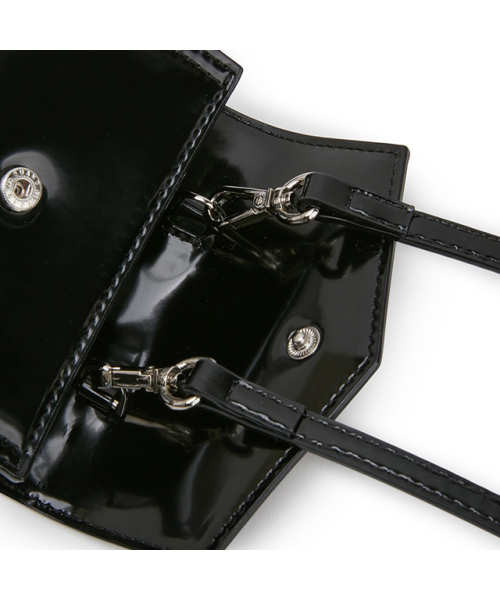 LAP(ラップ)の「POPPING MINI CROSS BAG AR7AB242(メッセンジャーバッグ・レディース・ブラック/ブルー/アイボリー・FREE)」の5枚目の写真
