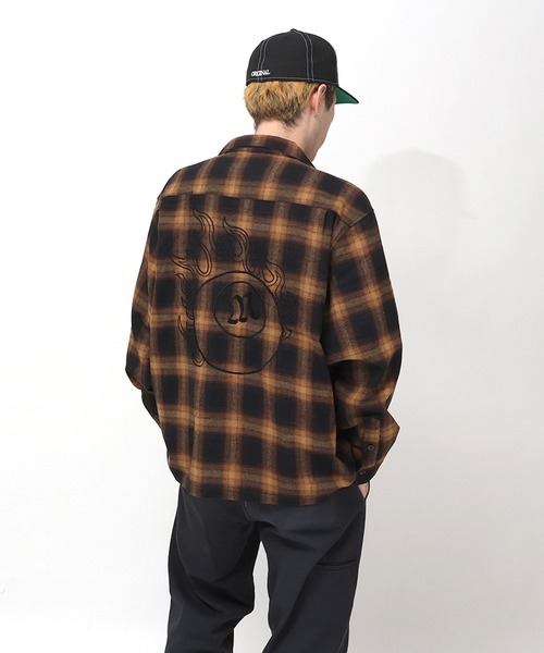 MFC STORE（エムエフシーストア）の「MFC STORE ORIGINAL N.A.C FLAME BALL L/S SHIRTS（シャツ/ブラウス・メンズ・イエロー系その他/ブルー/グリーン・M/L/XL）」の4枚目の写真