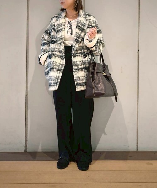 Scrap Book（スクラップブック）の「【atneK AND Scrap Book】ロングベルトヘキサゴントート（トートバッグ・レディース・ブラウン/ブラック・FREE）」の7枚目の写真