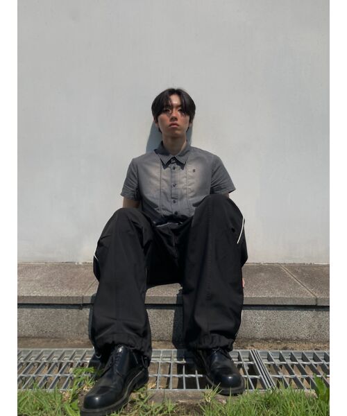 IUGAMAKARAS（イウガマカラス）の「Line Cargo Pants (Black)（その他パンツ・メンズ・その他・2）」の2枚目の写真