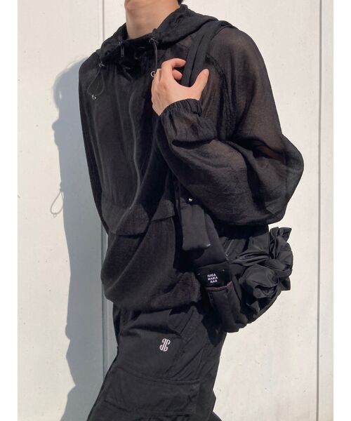 IUGAMAKARAS（イウガマカラス）の「Line Cargo Pants (Black)（その他パンツ・メンズ・その他・2）」の3枚目の写真