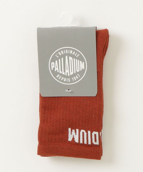 PALLADIUM（パラディウム）の「PALLADIUM/パラディウム MID HT LOGO SOCK 01（ソックス/靴下・メンズ・ホワイト/レッド/ブラック/カーキ・M(24-26)/L(27-29)）」の4枚目の写真
