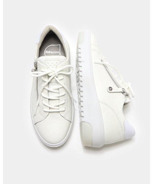 セール】サイドジップレザースニーカー700（スニーカー）｜fitfit
