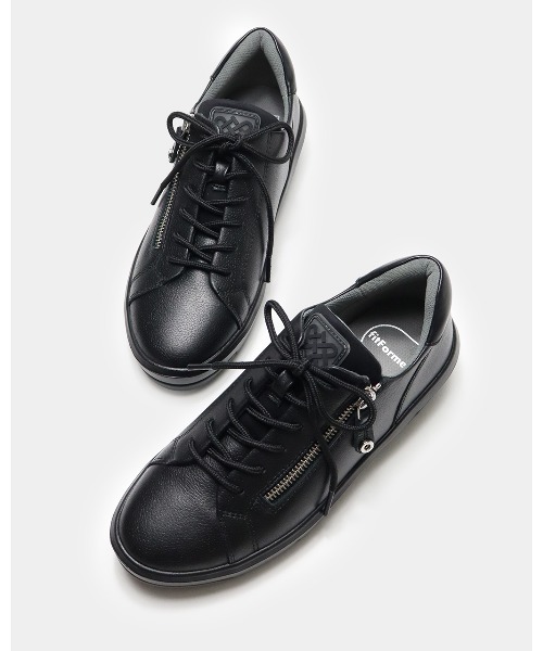 fitfit（フィットフィット）の「サイドジップレザースニーカー700（スニーカー・レディース・シャンパン/ホワイト/グレー系6/ブラック・22cm/22.5cm/23cm/23.5cm/24cm/24.5cm/25.0cm）」の18枚目の写真