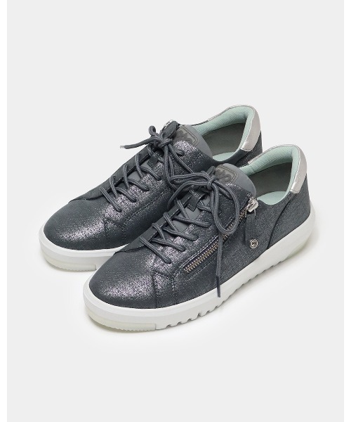 fitfit（フィットフィット）の「サイドジップレザースニーカー700（スニーカー・レディース・シャンパン/ホワイト/グレー系6/ブラック・22cm/22.5cm/23cm/23.5cm/24cm/24.5cm/25.0cm）」の22枚目の写真