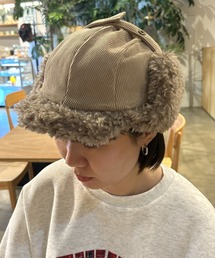 LAC-VERT | リバーシブルファーフライトキャップ(キャップ)